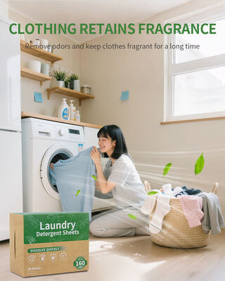 ราคาดี ผนังยาล้างผ้าที่สามารถทําลายได้ 11*14cm 2.8-3g/แผ่น มีสารประกอบที่ใช้ในการทําความสะอาดลึก 50% ออนไลน์