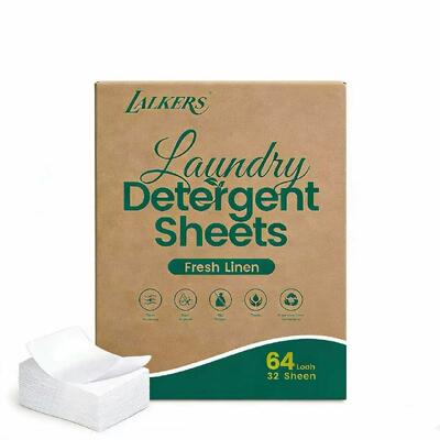 แผ่นซักผ้าที่เป็นมิตรต่อสิ่งแวดล้อมขายส่ง ทำความสะอาดคราบฝังแน่นได้ง่าย OEM
