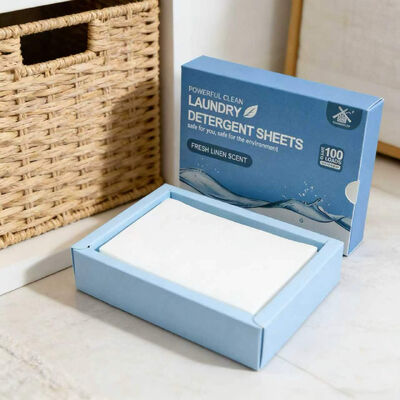 แผ่นซักผ้าชีวภาพแบบขายส่งเสนอการทำความสะอาดแบบกำหนดเองสำหรับคราบฝังแน่นในครัวเรือน