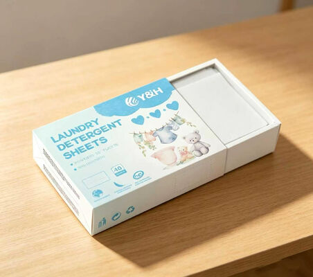 ราคาดี แผ่นซักผ้า Eco สูตรย่อยสลายได้พร้อมกลิ่นหอมที่ปรับแต่งได้และขนาด 11 * 14 ซม. เพื่อการกำจัดคราบที่มีประสิทธิภาพ ออนไลน์