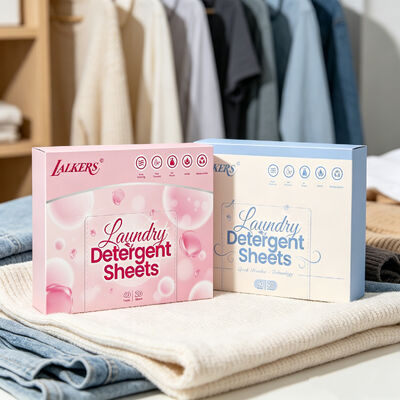 แผ่นยาซักผ้า Hypoallergenic Eco-Friendly มีกลิ่นหอมที่สามารถปรับแต่งได้สําหรับคราบที่แข็งแรง